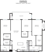 Villas  - Contessa floor plan